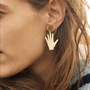 Madewell Hand Jive Earrings